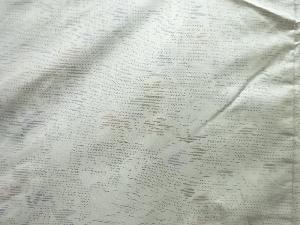 アンティーク　木立模様織出し本場白大島紬着物